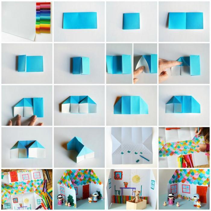Origami para crianças de 4 a 5 anos: esquemas e ideias